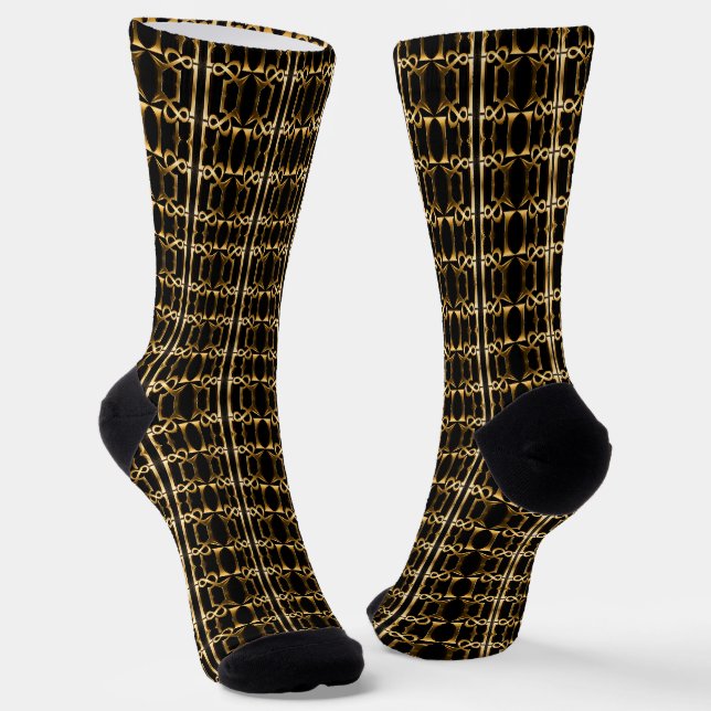 BB&E Socks Bold & Elaborate Design 0048169-1 (Angled)