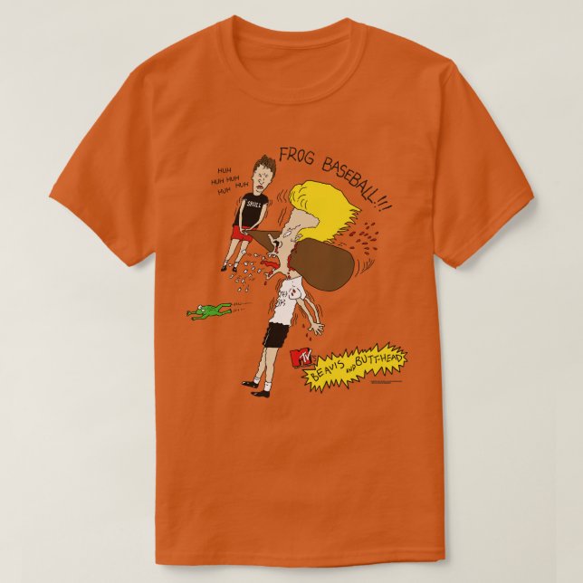 BB Frog Baseball T-Shirt (Design Front)