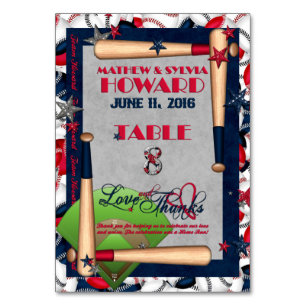 BB Wedding Numbered Table Cards-CUSTOM HOWARD 8 Number