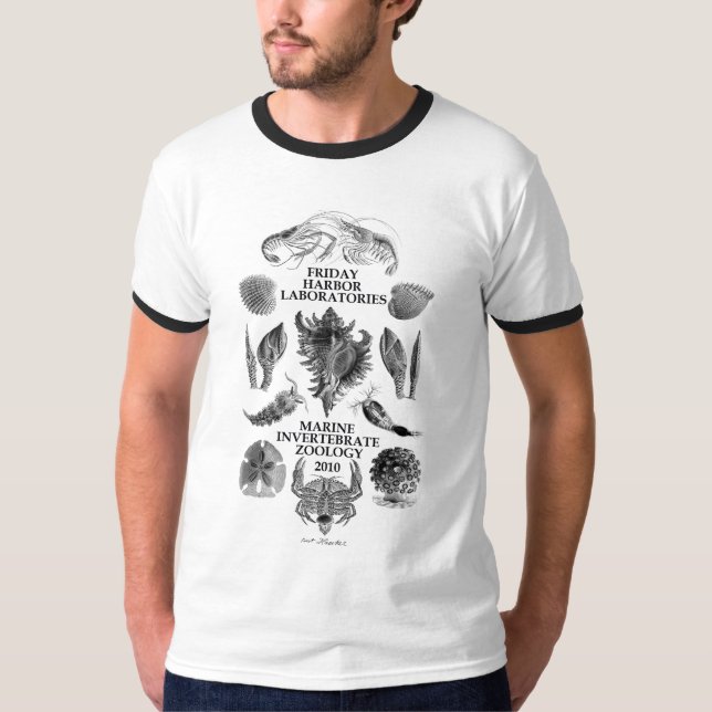 BBall with Haekel on Front Only T-Shirt (Front)