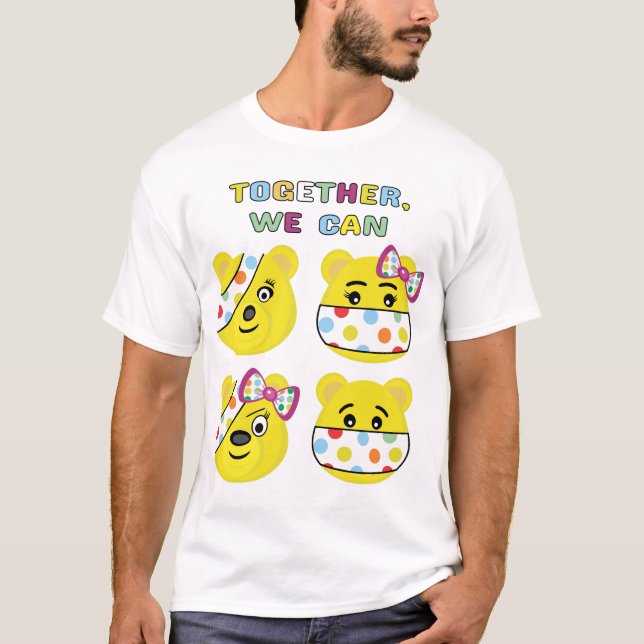 BBC Children in Need - Pudsey Bear Adult T-Shirt (Front)