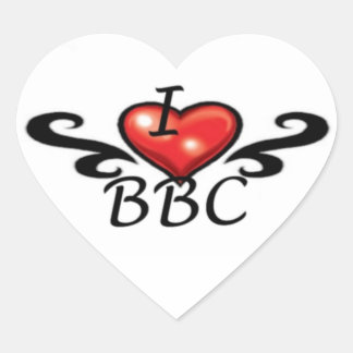 BBC HEART STICKER