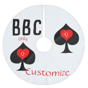 BBC Only Blade Spade Sign Thunder_Cove Brushed Polyester Tree Skirt