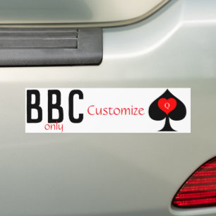 BBC Only Blade Spade Sign Thunder_Cove Bumper Sticker