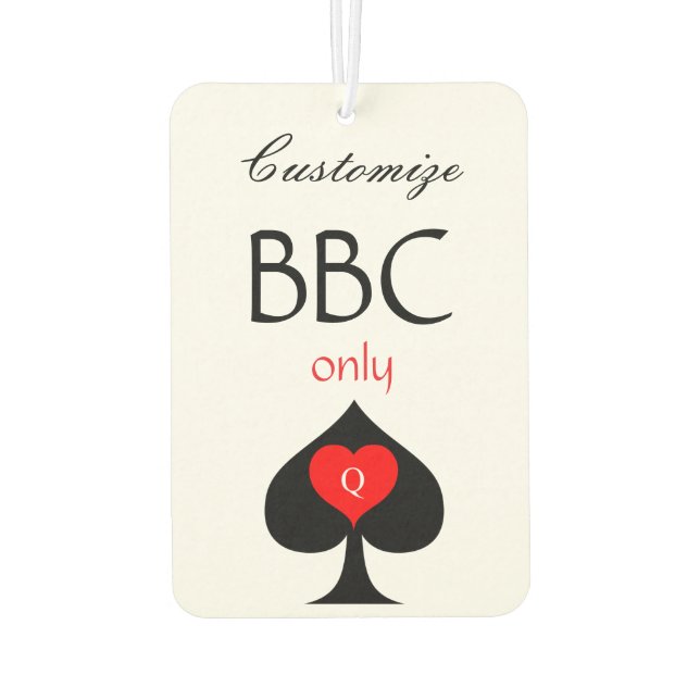 BBC Only Blade Spade Sign Thunder_Cove Car Air Freshener (Back)