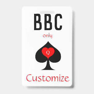 BBC Only Blade Spade Sign Thunder_Cove ID Badge