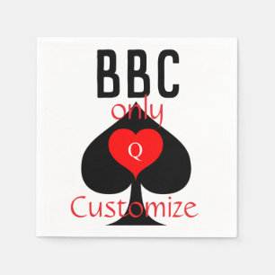 BBC Only Blade Spade Sign Thunder_Cove Napkin