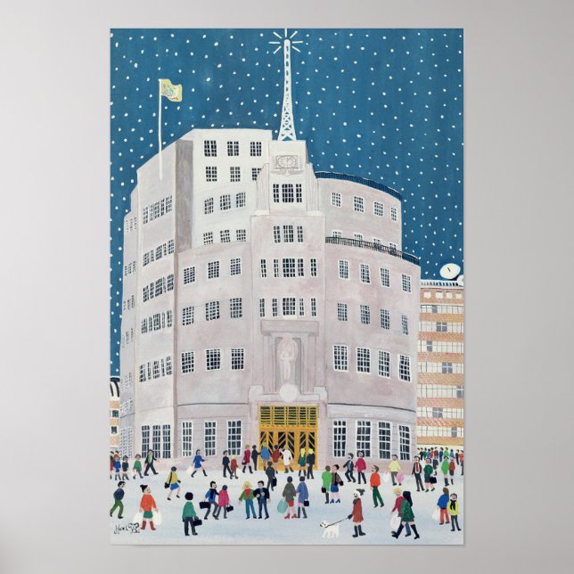 BBC's Broadcasting House Poster (Front)