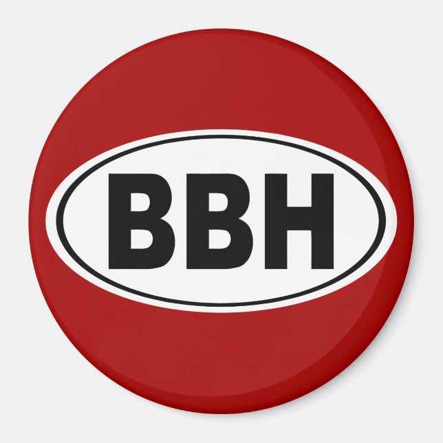 BBH Boothbay Harbor Maine Magnet (Front)