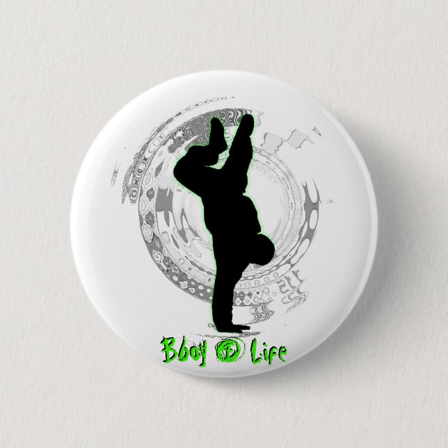 Bboy 4 Life Button (Front)