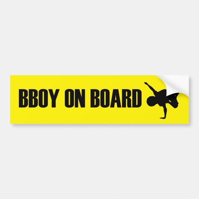 Bboy Bumper Sticker (Front)