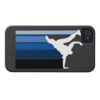 BBOY gradient blu/wht iPhone 4 case