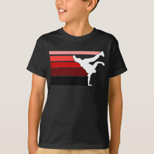 BBOY gradient red wht kids T-Shirt