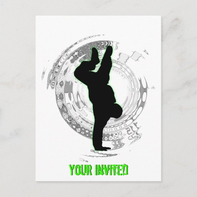 Bboy Party Invitation (Front)