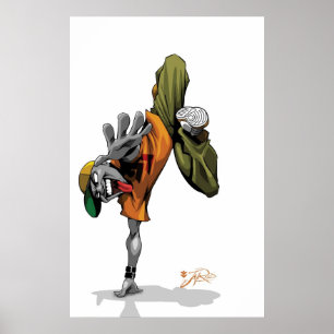 BBOY pose Poster