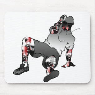 Bboy Stance Mouse Mat