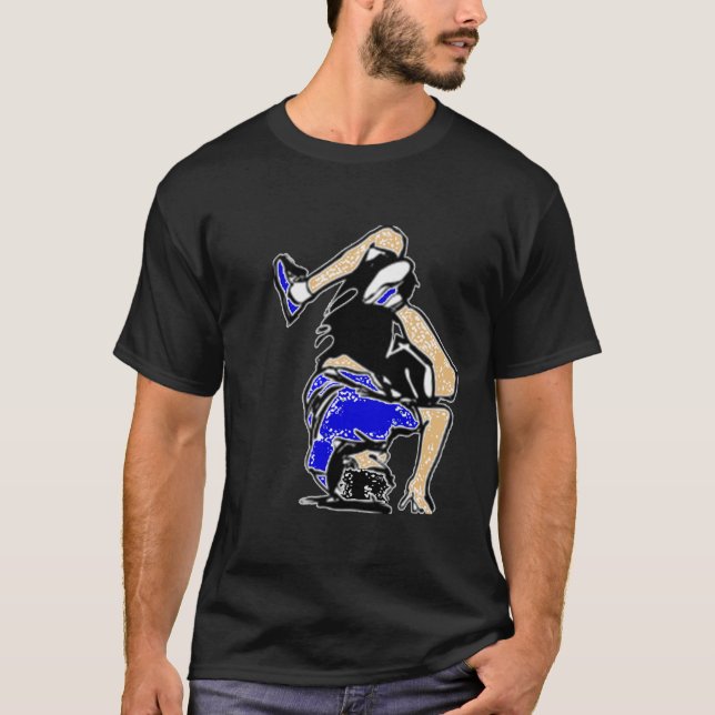 BBoy T Shirt - blue image (Front)