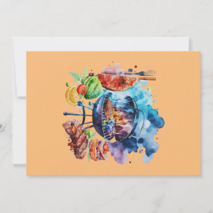 BBQ and grill Invitation