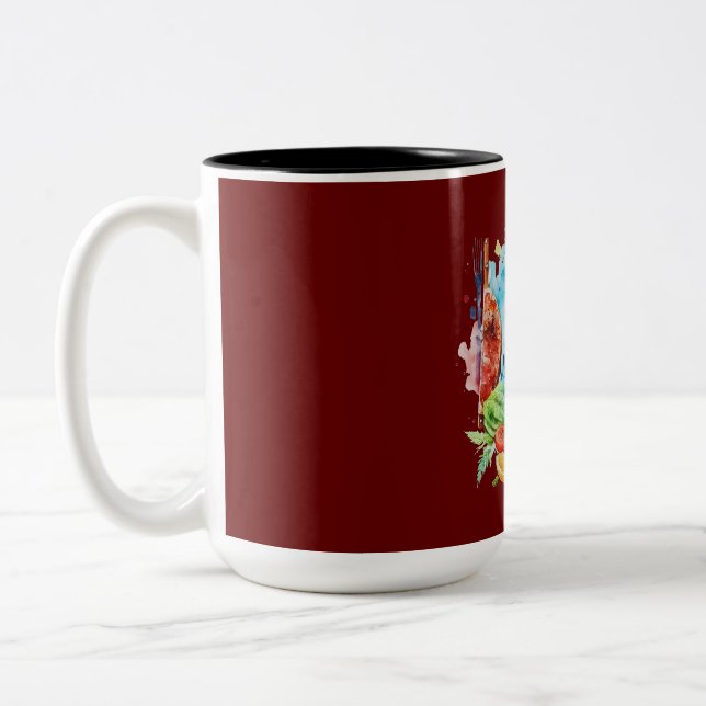 BBQ and grill Two-Tone Coffee Mug (Left)