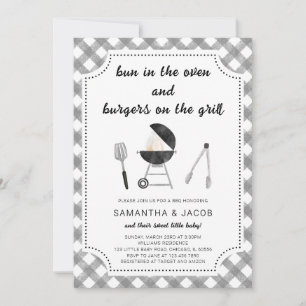 BBQ Baby Shower Invitation