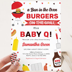 BBQ Baby Shower Invitation