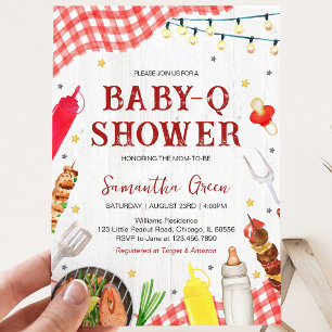 BBQ Baby Shower Invitation