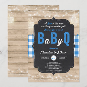 BBQ Baby Shower Invitation Baby Q Couples Shower