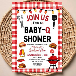 BBQ Baby Shower Invitation   Grill & Chill Theme