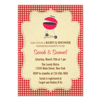 bbq baby shower invitations