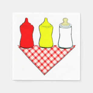 BBQ Baby Shower Napkin
