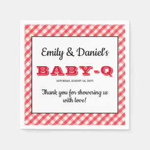 BBQ Baby Shower Napkins