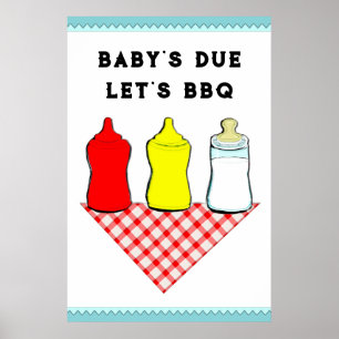 BBQ Baby Shower Poster