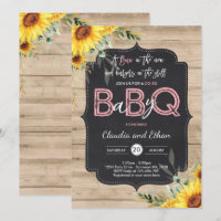 BBQ Baby Shower Sunflower Baby Q Couples Shower