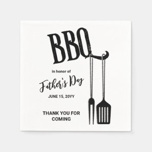 BBQ Backyard Party Napkin
