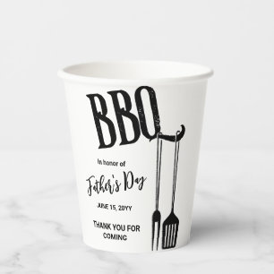 BBQ Backyard Party Paper Cups