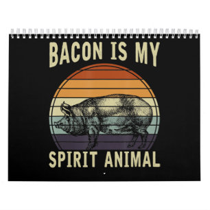 BBQ Bacon Is My Spirit Animal BBQ Calendar