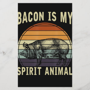 BBQ   Bacon Is My Spirit Animal BBQ Flyer