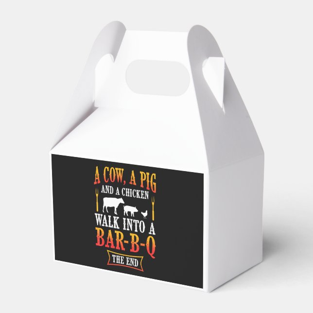 BBQ | Barbecue Bbq Joke Gift Grill Master Chef Favour Box (Front Side)