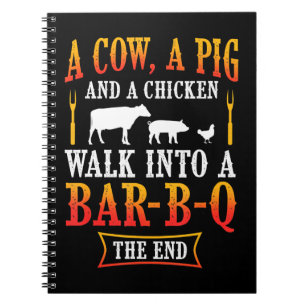 BBQ Barbecue Bbq Joke Gift Grill Master Chef Notebook