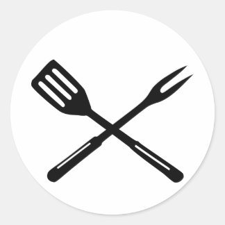 BBQ - Barbecue Classic Round Sticker