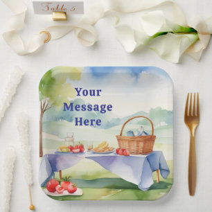 Bbq Barbecue Party Paper Plate