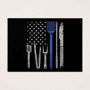 BBQ   BBQ Grill Pork With USA Flag Cooking Chef