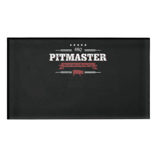 BBQ | BBQ Pitmaster Low And Slow Is Way To Funny Name Tag