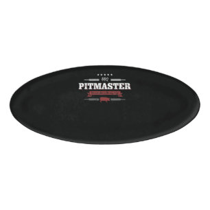 BBQ BBQ Pitmaster Low And Slow Is Way To Funny Name Tag