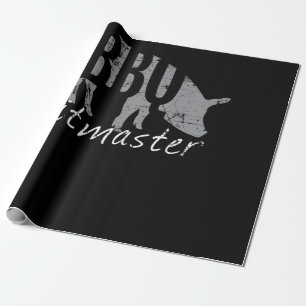 BBQ BBQ Pitmaster Pig Grilling Grill Fars Day Wrapping Paper