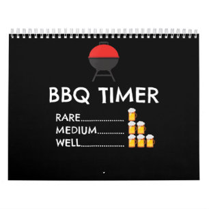 BBQ BBQ Timer Barbecue Funny Grill Grilling Gift Calendar