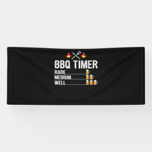 BBQ   BBQ Timer Drinking Grilling Grill Beer Banner