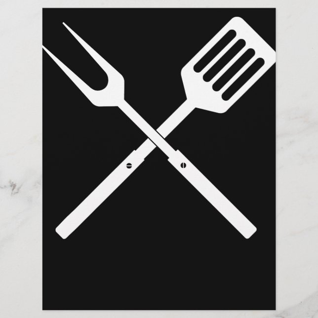 BBQ | BBQ Utensils novelty BBQ Grill Tools Flyer (Front)