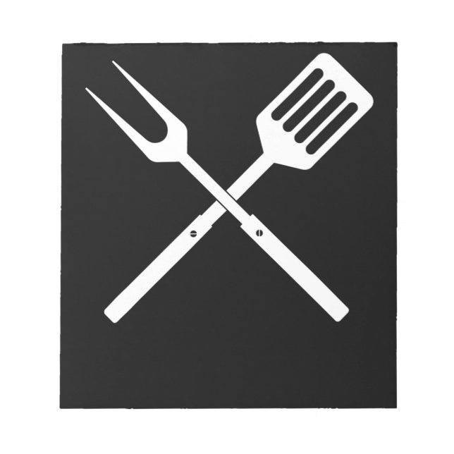 BBQ | BBQ Utensils novelty BBQ Grill Tools Notepad (Front)