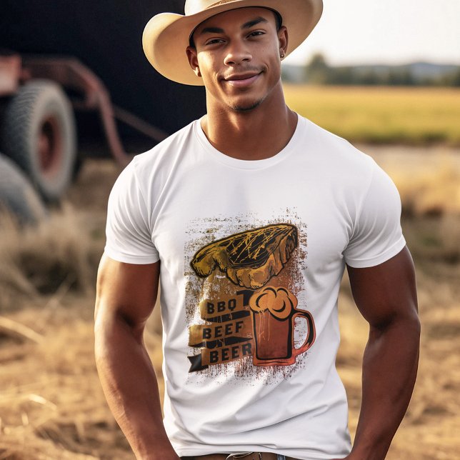 BBQ Beef Beer T-Shirt (Creator Uploaded)